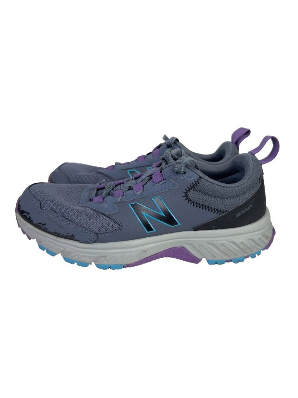 New Balance 510 Shoes Womens 10 B Gray Purple Trail Running Sneakers WT510CT5